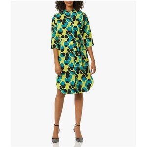 Terea Women's Adeline Waist Tie Shirt Dress size L NWT